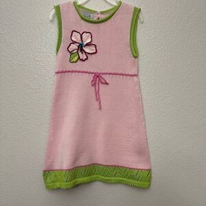 ZackAli 4 Kids Knit Dress Girls Size 3/4